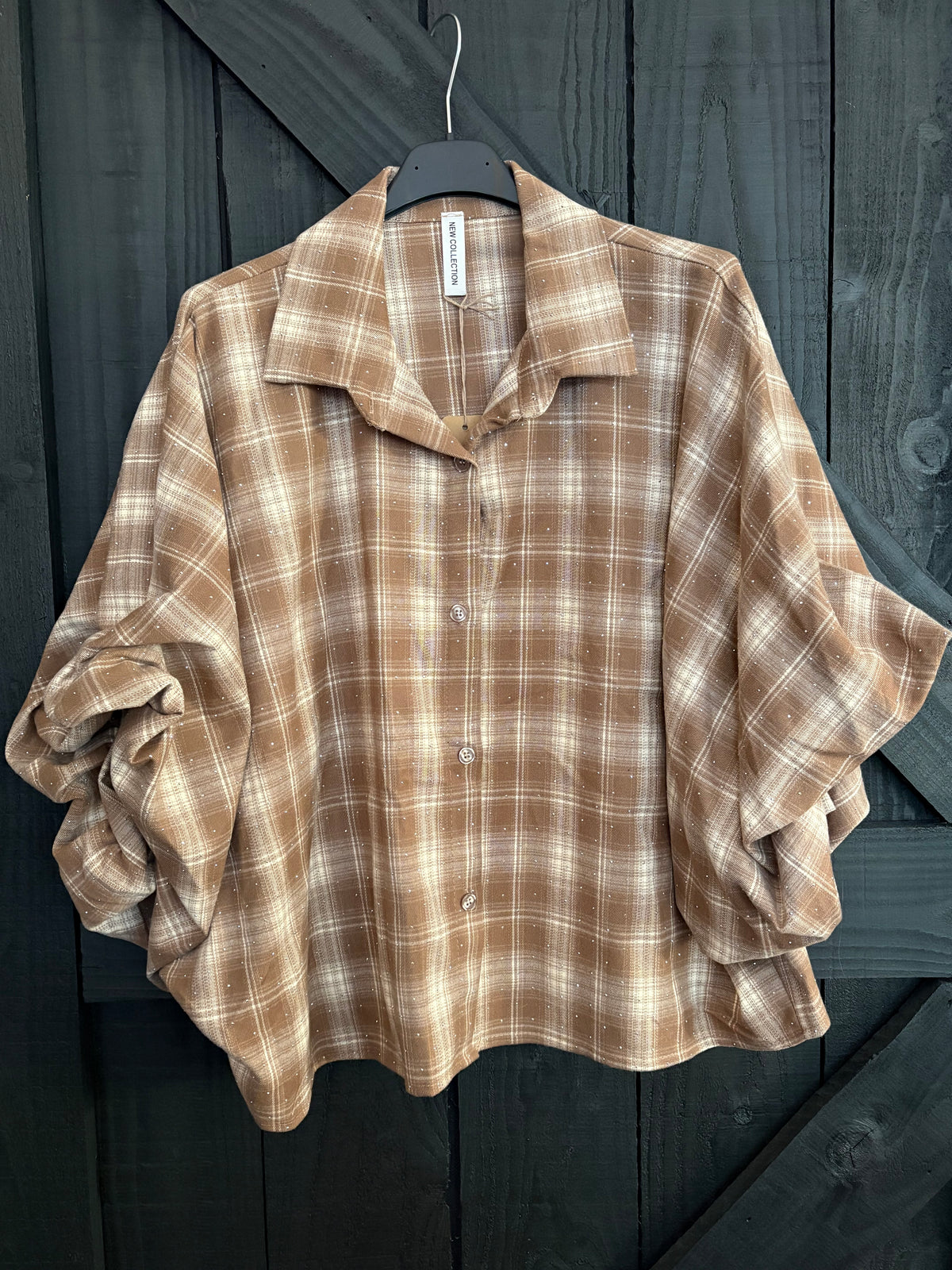 Blouse Maud Glitter/Beige