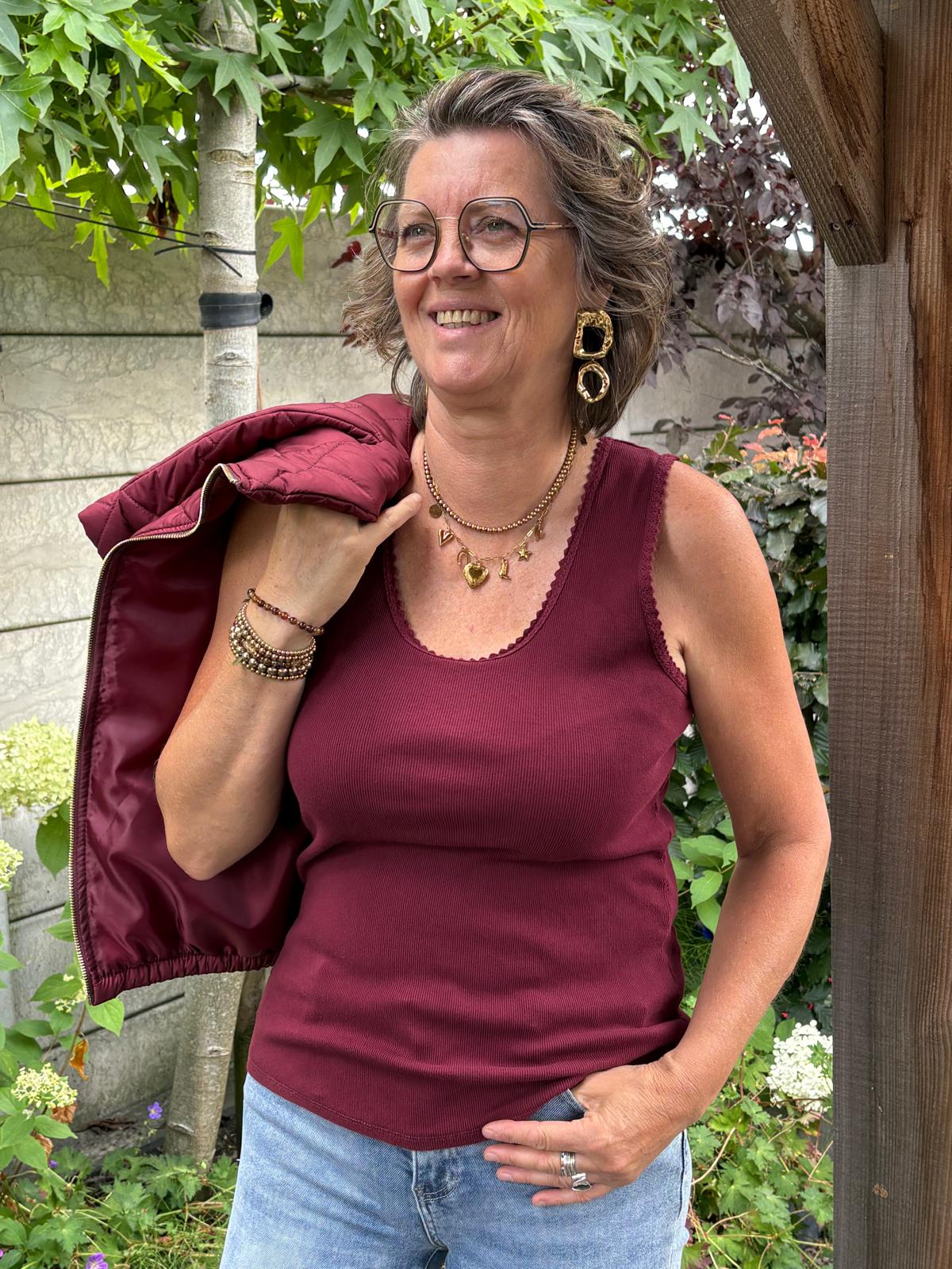 Top Perla Bordeaux