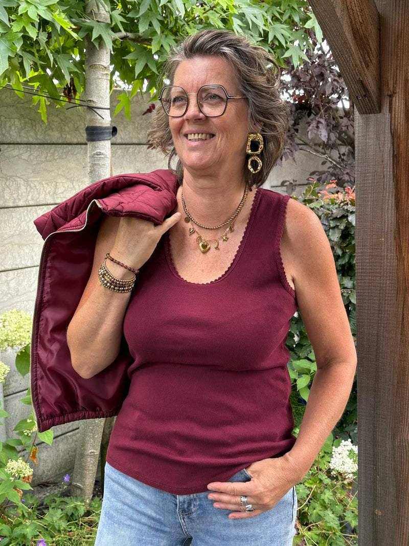 Top Perla Bordeaux