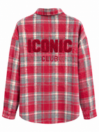 Ruit Blouse Iconic Rood