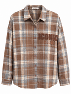 Ruit Blouse Iconic Bruin