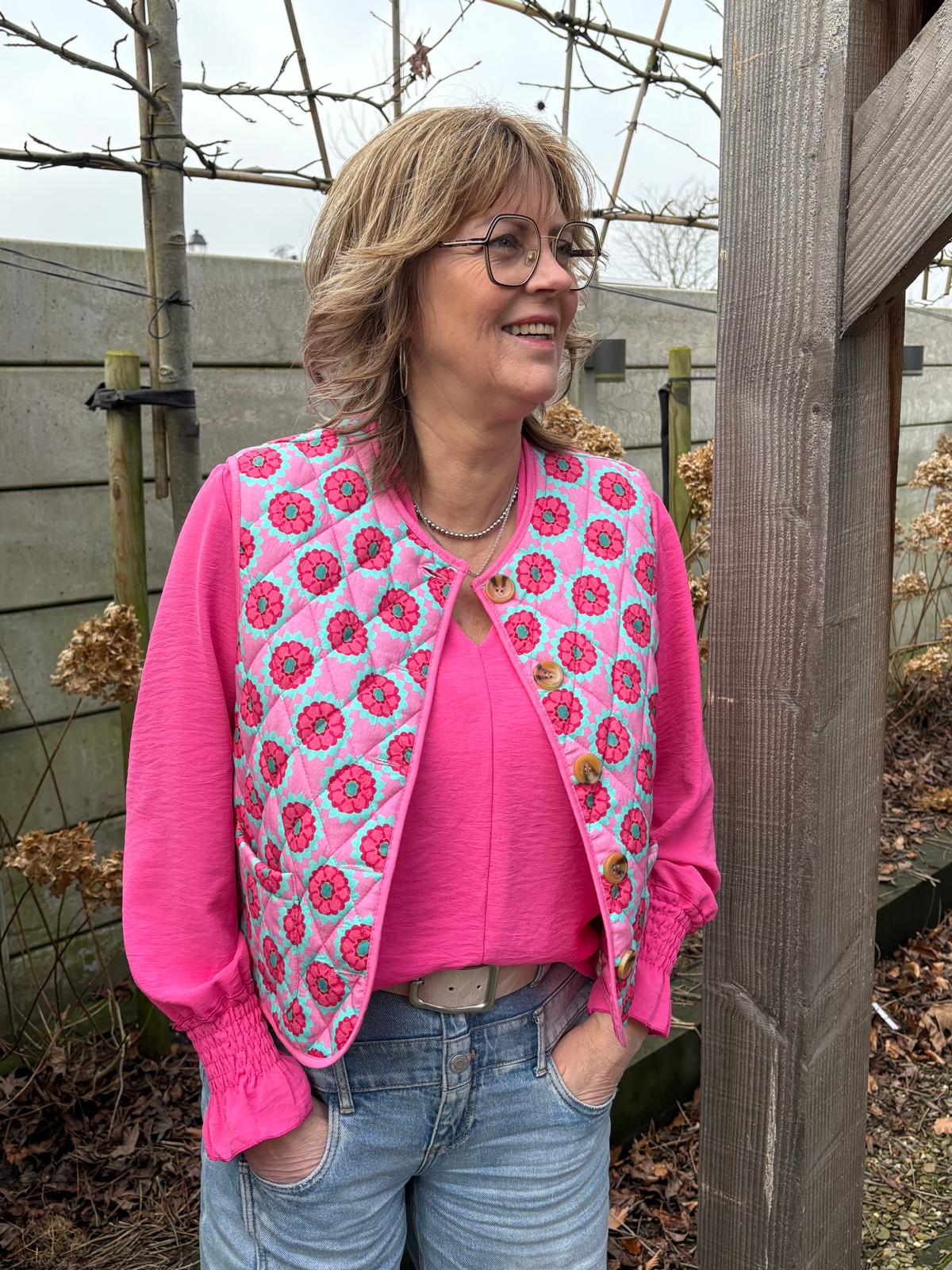 Blouse Gaby Fuchsia