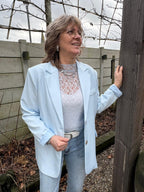 Kanten Top Bo Blauw