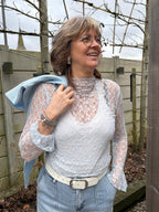 Kanten Top Bo Blauw