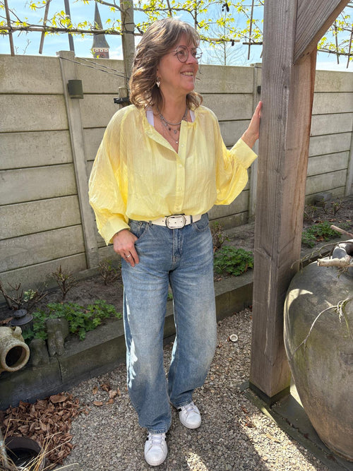 Blouse Annet Geel
