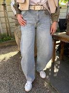 Balloon Jeans Blauw Kelly
