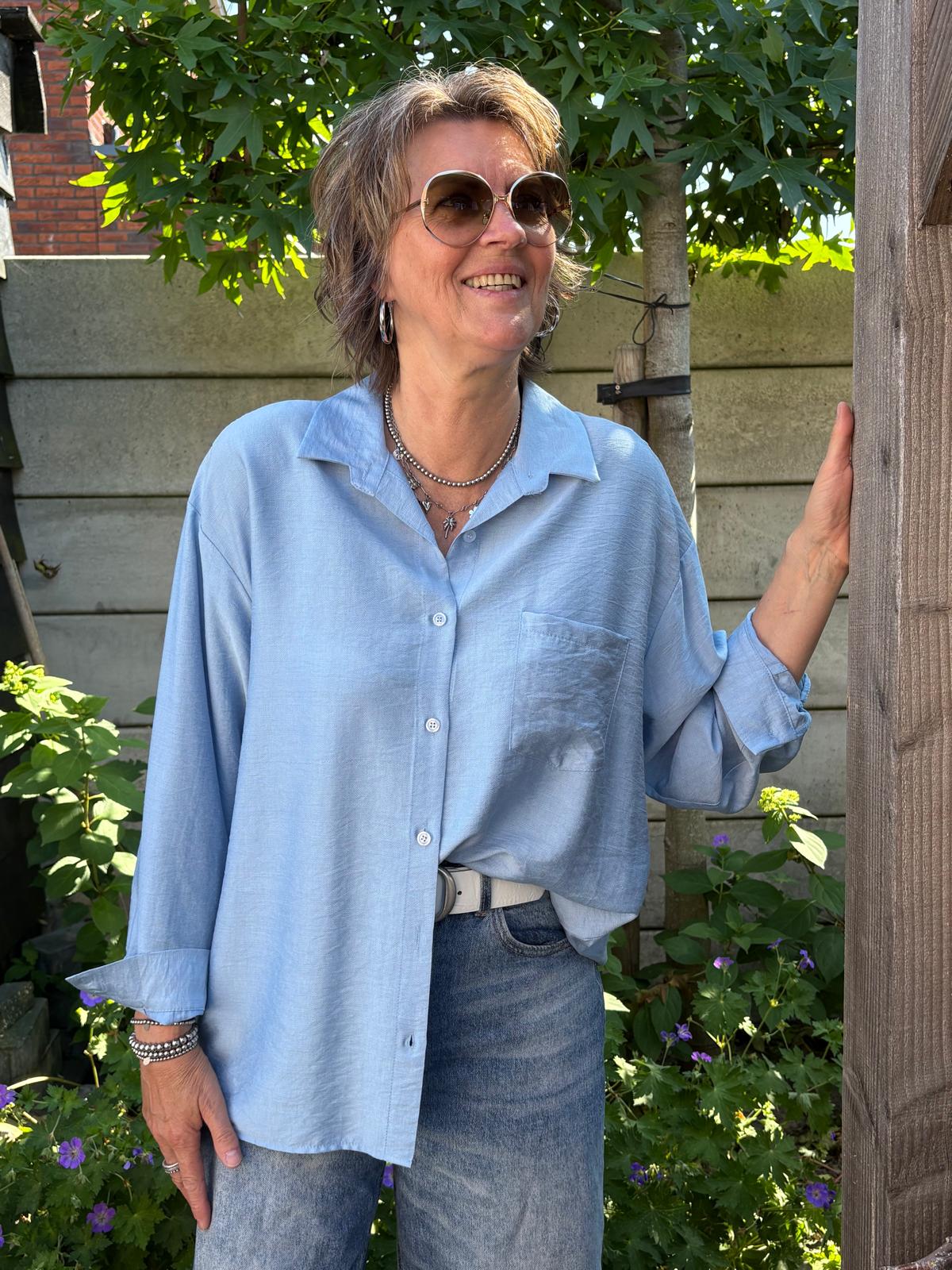 Blouse Juna Blauw