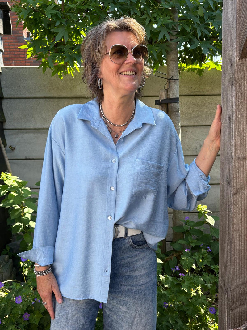 Blouse Juna Blauw