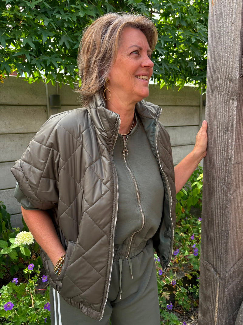 Groene Bodywarmer