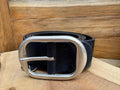 Riem Donkerblauw Zilver