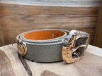 Riem Suede Groen/Goud