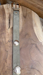Riem Suede Groen/Goud