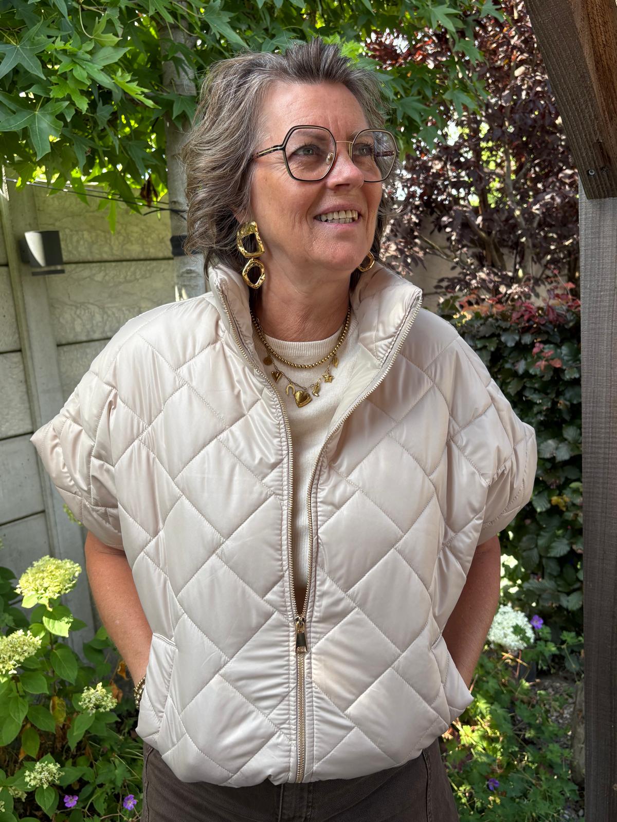 Bodywarmer Creme