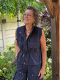 Ambika Gilet Sophie Donkerblauw