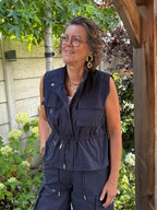 Ambika Gilet Sophie Donkerblauw