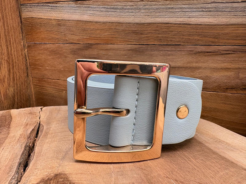 Riem Licht Blauw/Goud