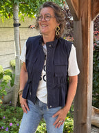 Ambika Gilet Sophie Donkerblauw